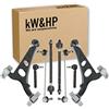 kW&HP KIT 8 PEZZI BRACCI OSCILLANTI, BIELLETTE, TIRANTI ASSIALE E TESTINE SCATOLA STERZO kW&HP (BRA406KW)