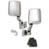 Hansen Styling Parts Set di specchietti retrovisori esterni cromati (in metallo e plastica) lato sinistro + destro, compatibile con Wrangler YJ (1994-1996)