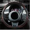 EMENAR Copri Volante Per Fiat 500, 500E, 500L, 500X - 36 cm - Pelle Microfibra - Rosso
