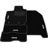 Generico Tappetini compatibili con Dacia Duster 4WD 2018-2023, ricamo 4x4, kit tappetini auto personalizzati, set tappeti in moquette, tappeto auto