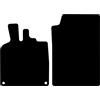 Kovvar Tappetini Auto adatti per Smart Fortwo W451 2007-2014 - Versione: Cabrio/Coupé - Serie: Basic