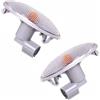 JJRFVBGT indicatori di direzione Auto Compatibile con Toyota per Yaris 2006 2007 2008 2009 2010 Indicatori di Direzione Lampada di Segnalazione Laterale Luce di Svolta Laterale 81730-0D032(2pcs)