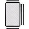 ComfyHarbor Tenda parasole per camper, 63,5 x 41 cm, in alluminio di alta qualità, oscurante con 4 adesivi, adatta per porte di camper, rimorchi, protezione UV e blocco del calore
