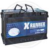 SAMA BATTERIA AUTO X-RUNNER 80Ah/640A 12V