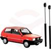 Ricambycar Coppia Molle a Gas Portellone Posteriore Compatibile con Fiat PANDA 1986 > 2003