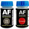 Alex Flittner Designs Penna a vernice per VW/Volkswagen A7N Limestone Grey Metallic + vernice trasparente 50 ml vernice auto