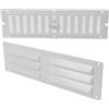 pro-Styling design for perfection pro-Styling Griglia di ventilazione + ventilatore scorrevole per roulotte, camper, caravan, barca, bianco 70 x 250 mm, plastica bianca