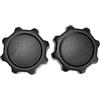 DEMULAX For Audi, A1 A6 C5 A4 B6 Cordoba Ibiza 6L Leon Arosa Toledo, for la regolazione del sedile Manopola nera 1J0881671F Maniglia di regolazione reclinabile 2 pezzi Maniglia di reclinazione del sed