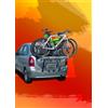 Fabbri Portatutto 6201811 Bici Ok 3 Van Portabiciclette Posteriore per Trasportare 3 Biciclette