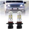 NSLUMO LED HB3A Kit faro per J.eep Grand Cherokee WG 1999-2004 Pieno raggio 6000K Canbus Tutto in uno 2 pezzi LED Faro abbagliante HB3A: 9005XS Sostituzione alogena