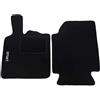 Rebeca Shop® Tappetini Compatibili per Smart prima serie W450 Set Anteriori Coppia tappeti in moquette (Tappetini Smart 1serie W450, Nero)