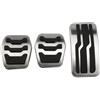 Wnfmjqe Freni Pedaliera Auto Copri Pedale Del Freno Dell'acceleratore, Protezione Per Ford Per Kuga Escape 2013 2014 2015 2016 2017 2018 2019(3Pcs MT)