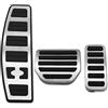 MAIMOCCY Copertura del pedale dell'acceleratore dell'automobile compatibile con Range Rover Sport L320 2010-2013, LR4 Discovery 4 L319 Gas Brake Pedale Cap, Accessori Interni In Acciaio Inox