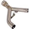UPGENT Moto Terminali Scarico Per Kawasaki Per Z1000 Per Z1000SX 2010-2020 Eliminator Down Scarico Pip Sistema di scarico moto Modifica Mid Link Pipe Catalizzatore Elimina Silenziatore Scarico Moto (Colore