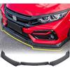 CEUOSWRD Spoiler A Labbro Paraurti Anteriore Compatibile Per Honda Civic Di 10A Generazione 2016-2020 Type R Hatchback FK7 FK8, Splitter Sotto Il Mento Spoiler Kit Carrozzeria Civic Accessori,Caber fiber print