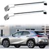 ADDUE Barre Portapacchi per tettuccio Auto Barra Portapacchi da Fissare al Tetto dell'Auto per Lexus UX UX200 UX250H 2019 2020-2024 Barre Portatutto in Alluminio 2 Pezzi,2