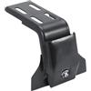harayaa Staffa di Montaggio per Portapacchi, Adattatore per Montaggio Su Grondaia, Accessori Universali per Portapacchi in Acciaio Professionali, Robusti, Altezza da 12 a 16 cm