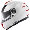 Genérico XT Givi Casco Modular HPS X.20 Expedition Graphic EVO Bianco Rosso Taglia L