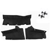 SQIFBA Copertura insonorizzante Tappetino Motore Auto Per Peugeot 3008 T84 2008-2016 Rivestimento Inferiore Cofano Isolamento Termico In Cotone Termico motore dell'auto