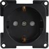 Generisch C-Line Presto Inprojal CBE - Presa Schuko 220/230 Volt, per camper, roulotte, colore: Nero