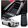 Ruiya Compatibile con Mercedes-Benz A-Classe W177 V177 2019-2025 Braccioli Portaoggetti Organizer, Console Centrale Portaoggetti Consolle Braccioli Vano Contenitore Portaoggetti W177 Accessori