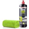 detailmate Menzerna Set di lucidatura: 3800 Super Finish Plus - 1L + panno in microfibra 550GSM