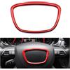 ontto Anello decorativo per volante auto, accessorio interno adatto per Audi A4 B6 B7 B8 A6 C6 A5 Q7 Q3 Q5 A3 8P S3 8V A4L A6L Logo adesivo per volante adesivo per accessori auto B rosso