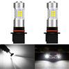 KATUR PSX26W Lampadine fendinebbia a LED Max 80W 2000 Lumen 6500K Xenon Bianco con proiettore per Guida luci di Marcia Diurna DRL o fendinebbia, 12V -24V (Confezione da 2)