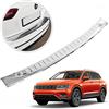 Chromemaster | Protezione paraurti Posteriore | Compatibile con VW Tiguan dal 2016- | Acciaio INOX lucido/cromato | Protezione paraurti protegge la vernice del paraurti dai graffi