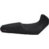 Moto Discovery Coprisella compatibile con Aprilia Pegaso 650 Strada/Factory 2007-2011 nero con cuciture grigio scuro