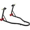 A-Pro Cavalletto Alza Moto Posteriore Regolabile Solleva Nero Universale 4 Ruote