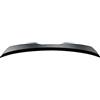 NLNPFGHVZY Spoiler posteriori per auto Per BMW Serie 1 E81 E87 Hatchback 120i 130 135i 116i 2004-2011 ABS Auto Coda Alettone Strisce Decorative Spoiler Posteriore Tetto Ala Spoiler sul tetto posteriore(Matte Bla