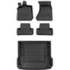 MOTOS Set di tappetini in gomma e tappetini per il bagagliaio per Audi Q5 I 2008-2016 Migliorare il comfort di viaggio con tappetino antiscivolo auto 3D- tappetini per tutte le stagioni auto, protezio