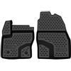 HOFFCAR TAPPETINI AUTO IN GOMMA 3D SU MISURA COMPATIBILE CON FORD Transit/Tourneo Connect, 2013->, 2 Pezzi | Set di tappetini con bordo alto - Accessori