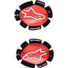 Alpinestars GP Plus Cursori per le ginocchia, rosso/bianco