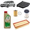 OP Kit tagliando 4 filtri + 5L olio Edge 5W-30 LL per Volkswagen Golf 6 VI 1.6 TDI,CAY/CAYE/CAYD