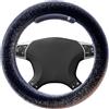 Generic Coprivolante in peluche ricaricabile a riscaldamento rapido, coprivolante invernale per auto, per guida, viaggi, pendolari, viaggi su strada, camper, SUV