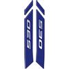 labelbike - Adesivi 3D Moto Spigoli Carene Protezione e Decorazione in Resina compatibile con YAMAHA TMAX 530 2017-2019