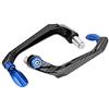 EVGATSAUTO Paramani moto, protezione freno freno manubrio universale in lega di alluminio 7/8 pollici(Blu)