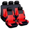 CTCYWLWAYZ Coprisedile auto Set Coprisedile Auto Universale Per Lancia Per Ypsilon(Set completo: rosso)