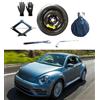 D'ANGELO 1988 Kit Ruotino di Scorta 17 compatibile con Volkswagen Beetle Maggiolino con Cric, Chiave, Guanti e Sacca
