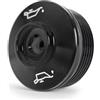 YBCVEPQ Per BMW R1200GS R 1200 GS Adv Adventure R1250GS R 1250 GS HP R1250 R Tappo Di Riempimento Olio Motore M34*1,5(Black)