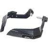 GEGWWFVVC Per LONCIN Per VOGE SR4 Max 350 350T 2022-2025 Moto Mano Shield Protector Hander Bar Parabrezza Guardia Anteriore(A-Black1)
