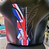 labelbike - Adesivo 3D Moto Paraserbatoio Protezione e Decorazione in Resina compatibile con Triumph Union Jack