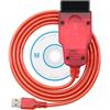 WRWRW Cavo OBD2 Renolink V2.10 2024 adatto for Renault Renolink V1.99 versione aggiornata programmatore ECU reset airbag ECM UCH codifica chiave automatica(V1.99)