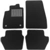 ASC Tappetini Auto Compatibili con Ford Fiesta VII Serie 2017-2024, Moquette con Bordo Antiscivolo, Battitacco in Gomma/PVC