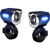 Shkalacar Fendinebbia per Moto a LED, Fari supplementari Moto da 120 W 18000LM IP67 Impermeabili con staffe di Montaggio per Camion Pick-up Carrello da Golf SUV ATV, 1 Paio