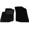 Somer Car Kit Tappetini Auto SOLO ANTERIORI 2pz compatibili con Peugeot 107 2005-2014 - 2 clips lato guida | Set 2 tappeti anteriori su misura in moquette
