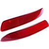 TEMKIN Fanali Posteriori Per BMW X5 E70 2006-2013 Lente Rossa Paraurti Posteriore Riflettore Nessuna Luce L + R Coppia Fari Posteriori