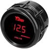 MOCNT Manometro tensione 2 52mm Indicatore Calibro Voltmetro per Auto Luce Rosso Digitali Tension Strumenti Misuratore di Tester Volt 8-18V con Sensore